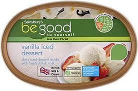 Sainsbury S Be Good To Yourself Vanilla Iced Dessert 1l World Recipes Slimming World Recipes Recipes