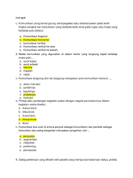 Soal pada video kali ini merupakan soal ujian semester 2. Soal Pilihan Ganda Administrasi Kepegawaian Kelas 12 Kanal Jabar