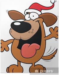 Get yours from +1,000 possibilities. Cartoon Christmas Dog Poster Pixers We Live To Change