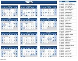 Dashing Calendar Showing Holidays For 2020 In 2020 Calendar Template Holiday Calendar Printable Calendar Printables