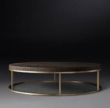 Bassett mirror company sampson small round drum table. Coffee Tables Rh Modern