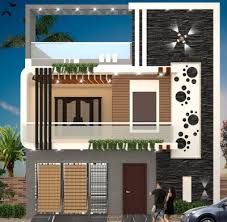 Best 60 Modern House Front Facade Design Exterior Wall Decoration 2019 House Front Design Duplex House Design House Front