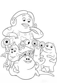 December 17, 2012 by lauren 12 comments. Monster Inc Coloring Pages Mike Sally And Other Monsters