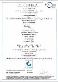 3 erfahrungsberichte von mitarbeitern liefern dir die antwort. Zertifikate Spedition Peter