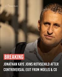 BREAKING: Jonathan Kaye, an investment banker who departed elite boutique  Moelis last year after being accused of punching an anti-Israel heckler,  has reportedly secured a new job. The 53-year-old financier has been