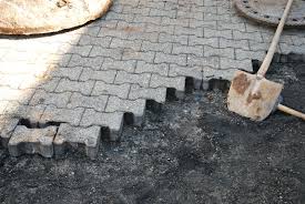 A path, driveway or a patio that slopes slightly from the house foundation. Laying Paving Slabs Tips Tricks Advice Edecks Blog
