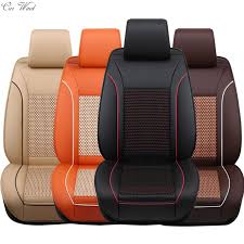 Car Wind Brand Leather Car Seat Covers Universal For Volkswagen Polo Cushion Vw Touran Golf Passat Toyota Rav4 Yaris Accessories Affiliate