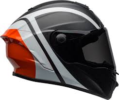 Bell motorcycle helmets offer a new level of rider protection. Bell 2020 Star Dlx Mips Tantrum Black White And Orange Helmet Motorcycle Accessories Supermarket Mcas
