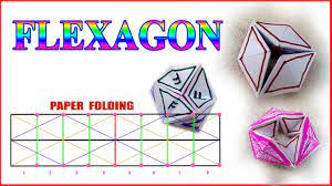 Create a paper with a 1:2 size ratio. Flexagon Easy Step By Step For Children Artmela With Diagrams Youtube