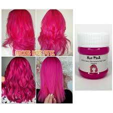 Always do a patch test at least 48 hours before using a new product. Mcas Hot Pink Semi Permanent Hair Color Vegan 150ml Shopee Philippines