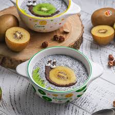 Pudding Chia Kiwi Zespri Sungold Et Coco Recette Recette Kiwi Pouding Recette Pudding