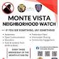Monte Vista Neighborhood Watch Meeting