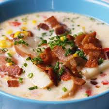 This summer corn chowder is creamy, comforting and full of flavor! Summer Corn Chowder Panera Food Blog Inspiration