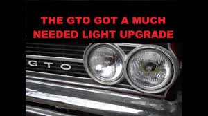 We Try Octane Lighting 5 3 4 Led Headlights In The 64 Gto Youtube