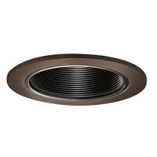 Halo Tuscan Bronze Baffle Recessed Light Trim Fits Housing Diameter 4 In 993tbz Recessed Lighting Recessed Lighting Trim Recessed Light Trim