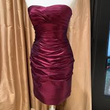 phoebe couture burgandy dress size 2 beautiful