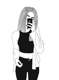 Black And White Drawing Ideas For Beginners Black And White Drawings Of Girls In 2020 Girl Drawing Easy Girl Drawing Pictures To Draw