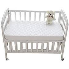 Bassinet Mattress Pad Cover Waterproof Quited Mattress Protector Hypoallergenic Soft Fitted Baby Crib Mattress Pad Bassinet Mattress Crib Mattress Protector