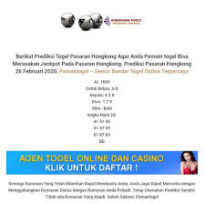 Prediksi Hongkong Pamantogel 26 February 2020 Di 2020 Pengikut Kebebasan