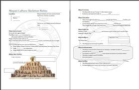Mayan Powerpoint And Worksheet I Made That Goes Over The Mayan Civilization In A Broad Stroke Download Avail Handouts 6th Grade Social Studies Ancient Writing