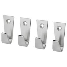 Ikea flang black rack hanger with 4 silver round knobs. Buy Hangers Wall Hooks Online Uae Ikea