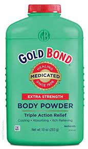 Powder (1) refine by form: Amazon Com Gold Bond Medicated Extra Strength Powder 10 Ounce Containers Pack Of 3 Helps Soothe And Relieve Skin Irritaitons And Itching Cools Absorbs Moisture Deodorizes Stronger Than Gold Bond Original Health