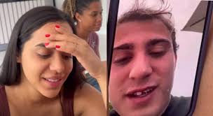 Noivo de Mariely Santos quebra o dente em prancha ao nadar em piscina de  ondas