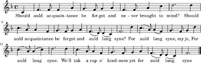Should auld acquaintance be forgot, and auld lang syne! Auld Lang Syne Wikipedia