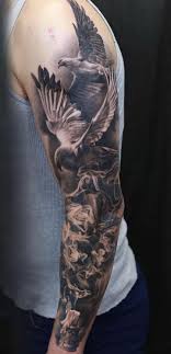 The tattoo covers your whole arm. Awesome Arm Sleeve Tattoo Tickabout