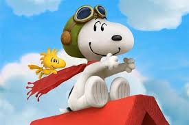 The Peanuts Snoopy Movie Art Silk Poster Print Home Decor Flying Ace Snoopy Snoopy Peanuts Movie Snoopy