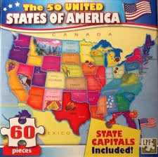 Check spelling or type a new query. Usa Map Includes Capitals 60 Piece Jigsaw Puzzle Blue Lpf Puzzle Co Toys Games Puzzles Agtcorp Com