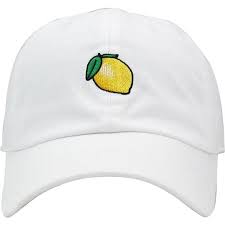 Lemon Dad Hat Baseball Cap Unconstructed Liked On Polyvore Featuring Accessories Hats Baseball Hat Ball Cap Dad Hats Baseball Caps Dad Hats Baseball Hats