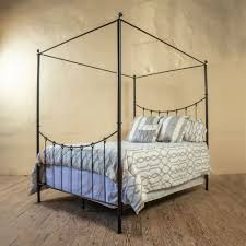 Pictured is the queen size canopy bed with our antique copper finish and optional chandelier. Queen Size Wrought Iron Canopy Bed Queen Canopy Frame