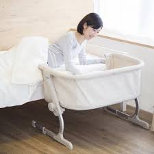 ベッドサイドベッド soine ソイネ ベージュ ベビー用品レンタル ショッピングのナイスベビー ベビーベッド 赤ちゃんのベッドルーム インテリア 収納