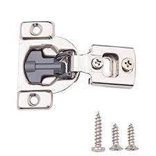 Amazonbasics Soft Close Hinge 1 2 Overlay 1 Pair Nickel Plated 10 Pack Amazon Com Change Exposed Hinges For Hidden Sof Old Cabinets Hinges Overlays
