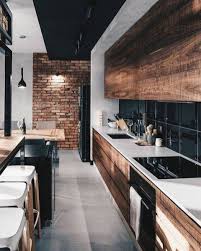 Black And Wood Kitchen Design Ideas Best Black And White Wood Kitchen Design Ideas 32 Modern Kitchen Design Interior Design Kitchen Home Decor Kitchen