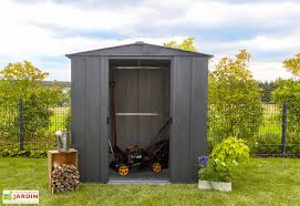 Abri De Jardin En Metal Gris Spacemaker Acier Galvanise 3 5 M Abri De Jardin Acier Galvanise Abri