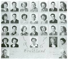 1946 Fruitland High School Class List