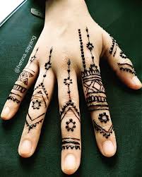 Mehjabeen Henna Artist On Instagram Finger Henna Design Short Islamic Quote Reminder When We Repa In 2020 Finger Henna Designs Finger Henna Henna Designs