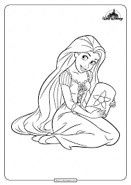 Rapunzel from tangled coloring pages. Free Printable Tangled Coloring Pages For Kids