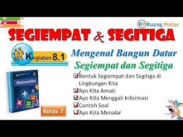 unduh rpp bab 8 segiempat dan segitiga. Segiempat Dan Segitiga Kegiatan 8 1 Mengenal Bangun Datar Segiempat Dan Segitiga Youtube