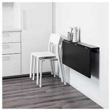 Bjursta Wall Mounted Drop Leaf Table Brown Black Ikea Drop Leaf Table Fold Down Desk Drop Leaf Desk
