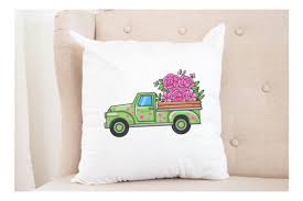 Download Spring Truck With Flowers Sublim Svg Graphic By Dadan Pm Creative Fabrica