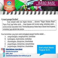 Inilah penjelasan tentang soal tentang pengembangan paragraf dan informasi lain yang masih ada hubungannya dengan topik soal tentang pengembangan paragraf yang anda cari. Soalsbmptn Explore Facebook