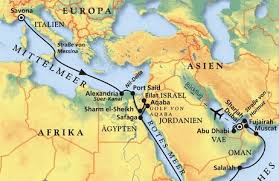 Graue illustration isoliert auf weißem hintergrund. Suez Kanal Kreuzfahrt Mit Phoenix Reisen Durch Agypten