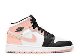Air Jordan 1 Mid Gs Crimson Tint Air Jordan 554725 133 White Black Crimson Tint Flight Club