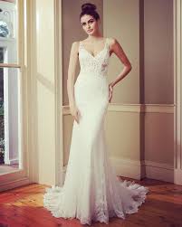 Classic Embroidered Lace Embroidered Lace Wedding Dress Wedding Dresses Wedding Dress Silhouette