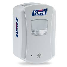 Ideal for industrial work areas and workshops! Purell Ltx Touch Free Dispenser White