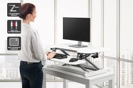 Juv wall sit to stand desk. Dick Smith Ergolux Duopro Height Adjustable Sit Stand Desk Riser Small White Home Garden Furniture Home Office Desks