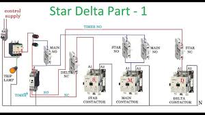 Star delta motor control power circuit | source: Star Delta Starter Motor Control With Circuit Diagram In Hindi Intended For Starter Circuit Diagr Delta Connection Circuit Diagram Electrical Circuit Diagram